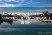 多次使用后再评价蜂鸟影院fnyy：适合碎片时间还是长时间观看的判断（整理版）