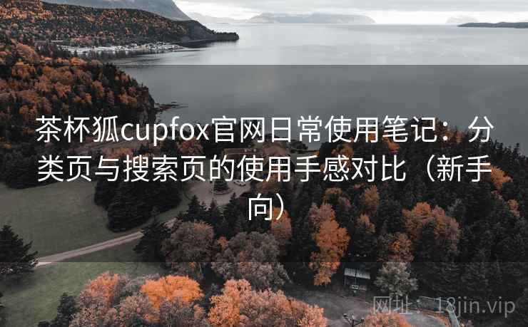 茶杯狐cupfox官网日常使用笔记：分类页与搜索页的使用手感对比（新手向）