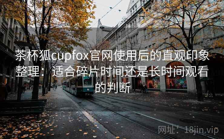 茶杯狐cupfox官网使用后的直观印象整理:适合碎片时间还是长时间观看的判断 茶杯狐cupfox官网使用后的直观印象整理:适合碎片时间还是长时间观看的判断
